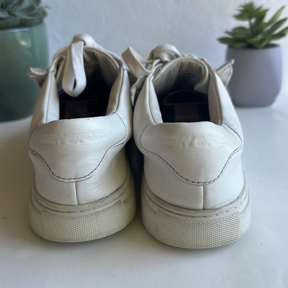 Tory Burch Ruffle Fashion Sneakers, White, 8 M - Picture 3 of 14